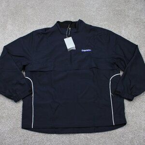Cutter & Buck CB Windtec Jacket NWT Mens XL Blue Anorak 1/4 Zip Pullover Golf